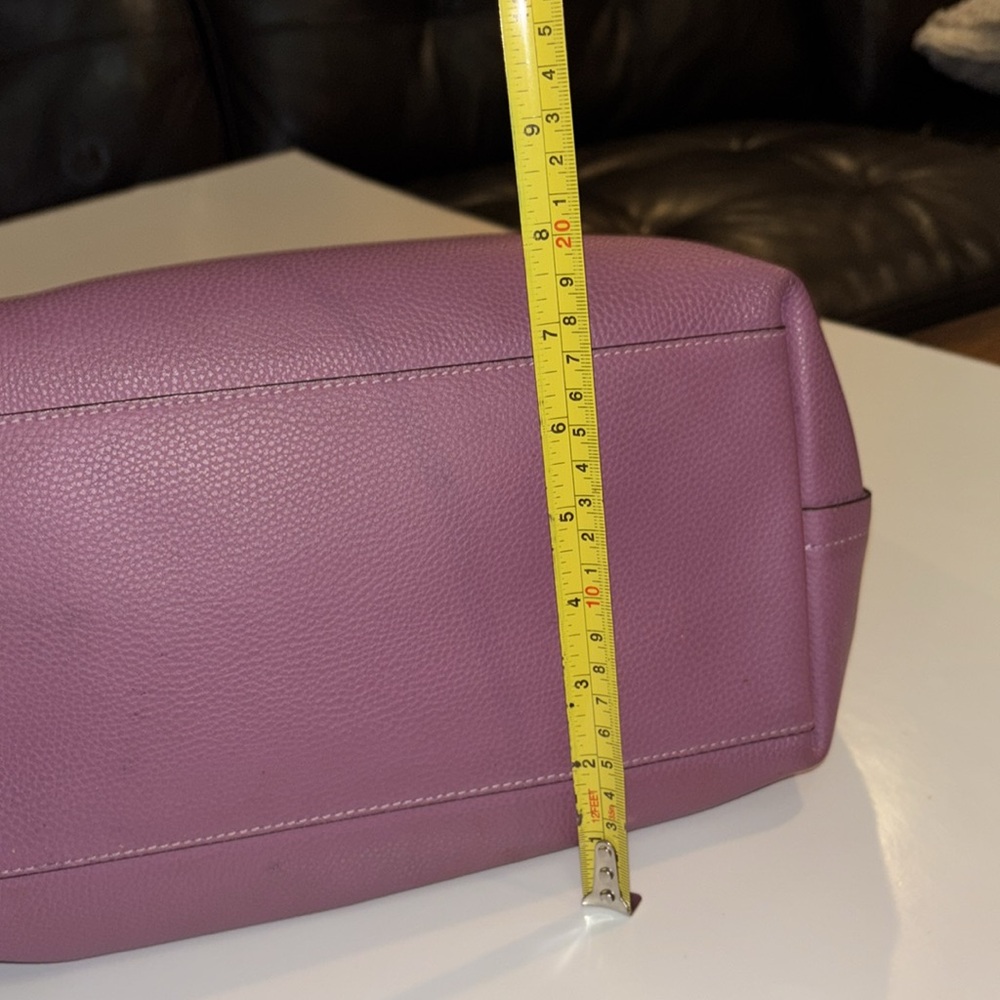 Coach Market Pink Glitter Turnlock Tote Bag - Picture 7 of 16